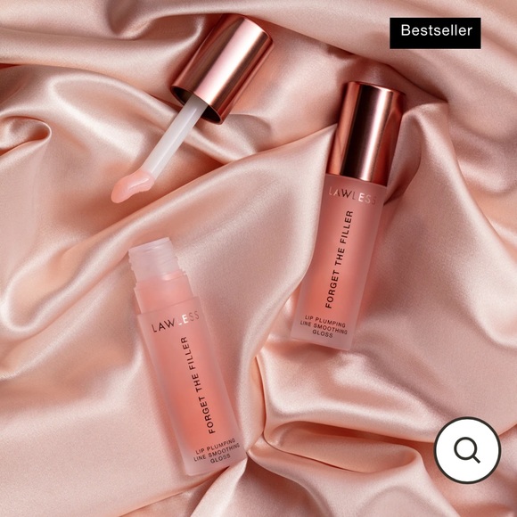 🌿 LAWLESS Forget The Filler Lip Plumper Line Smoothing Gloss - Picture 4 of 10